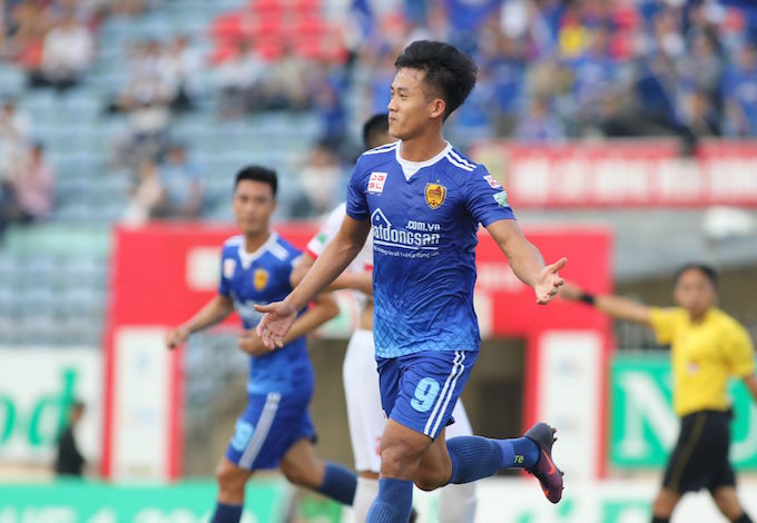 Hà Minh Tuấn là chân sút nội đáng chú ý tại V-League 2019.
