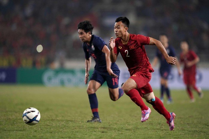 Thanh Thịnh thể hiện được khả năng ở nửa cuối hiệp 2 trận đấu với U23 Thái Lan tại vòng loại U23 châu Á 2020.