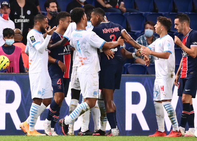CHOÁNG với trận PSG - Marseille: 14 thẻ vàng, 5 thẻ đỏ và đánh nhau - Bóng Đá