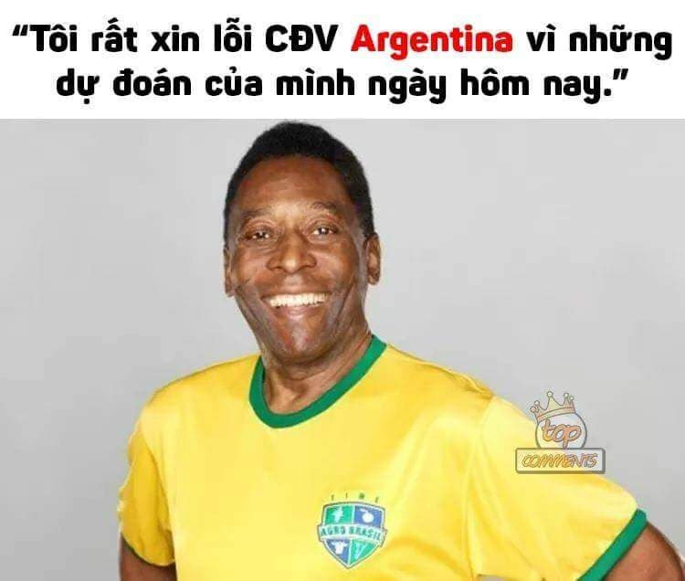 Trước trận đấu, vua bóng đá Pele đã đưa ra dự đoán Argentina sẽ chiến thắng. Và như thường lệ, mỗi lần ông tin tưởng đội bóng nào thì đội đó sẽ thua cuộc.