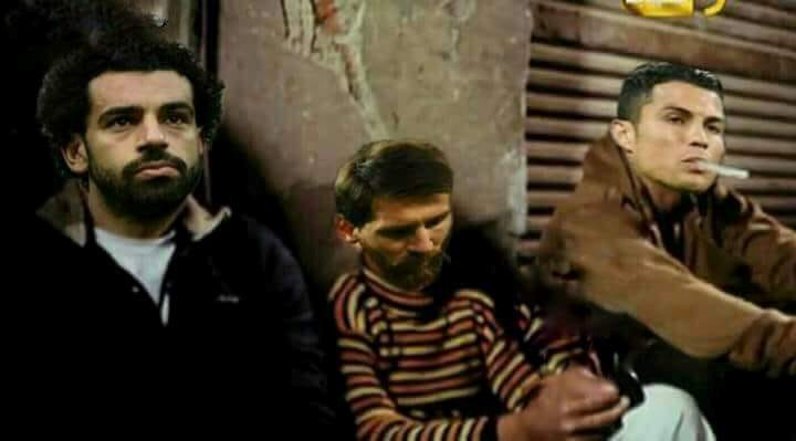 Ngôi sao sáng nhất Champion League - Mohamed Salah phải ngồi ngoài xem phần còn lại của World Cup khi Ai Cập dừng chân ở vòng bảng. Nay anh đã không cô đơn vì có thêm Messi và C.Ronaldo.