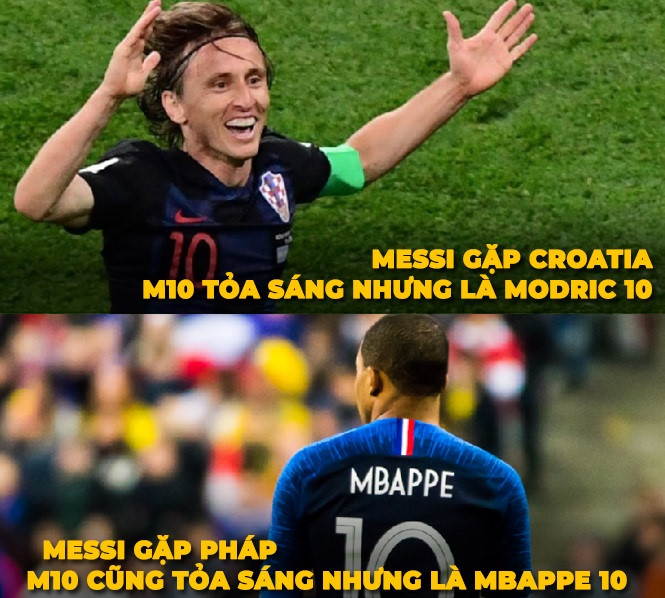 M10 đá rất tốt nhưng khi gặp những số 10 khác, may mắn lại không mỉm cười với anh.