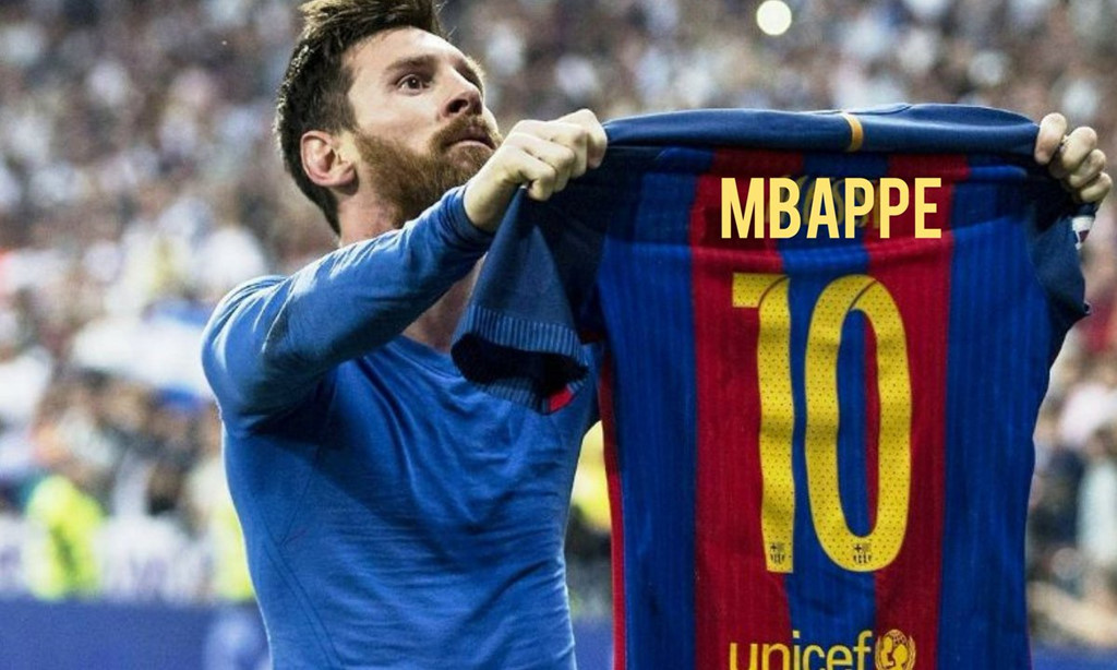 Có lẽ đã đến lúc Messe nhường lại danh xưng M10 cho Mbappe.