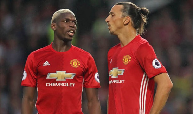 Ibra trong màu áo Man United. Ảnh: Internet
