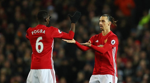 Ibra thích được hợp tác cùng Pogba. Ảnh: FFT