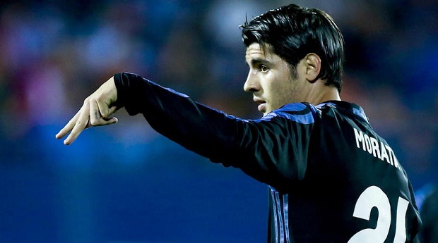 Morata vừa có được cú hattrick trước Leganes. Ảnh: FFT