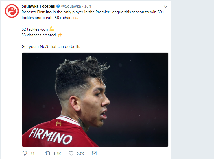 Roberto Firmino là số 9 hay nhất mọi thời đại - Bóng Đá