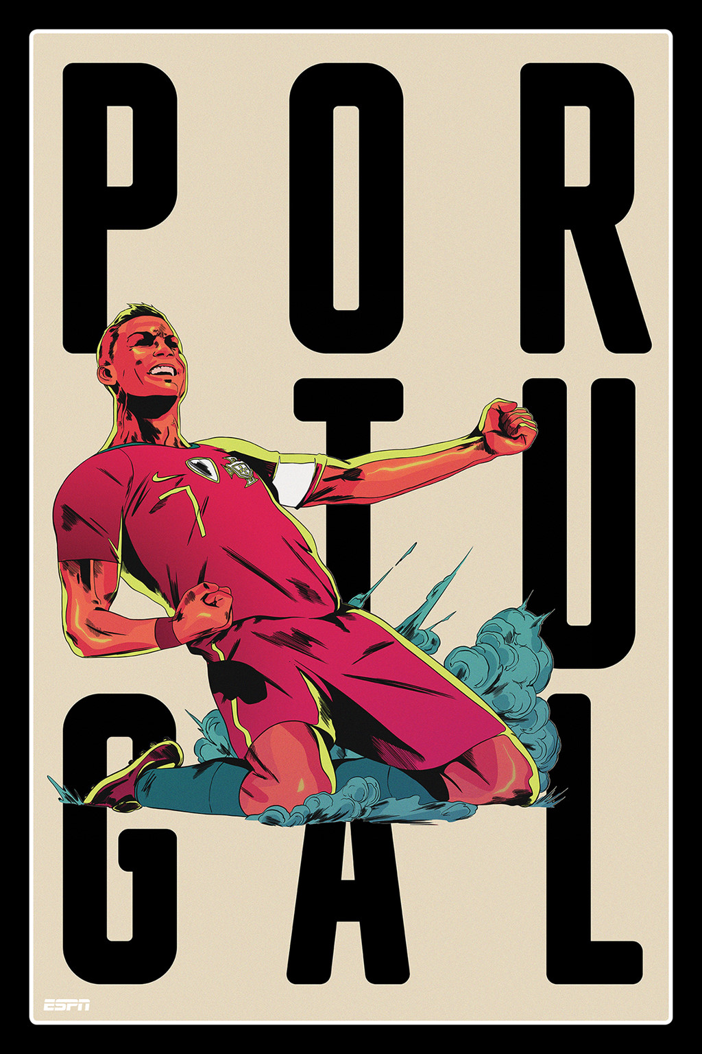 Ronaldo, Messi, Pogba ấn tượng trong bộ poster World Cup 2018 - Bóng Đá