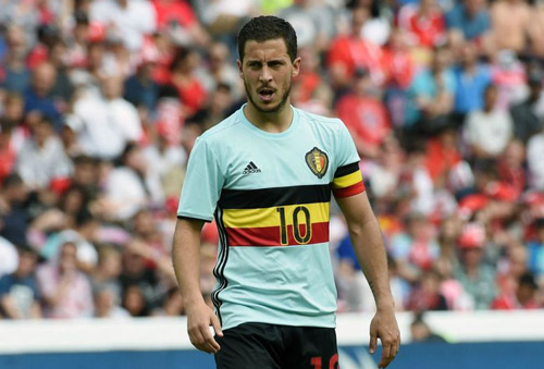 Eden Hazard (ĐT Bỉ, giá chuyển nhượng: 110 triệu euro): Hazard đã đến độ chín của sự nghiệp, giá trị của anh sẽ giảm mạnh trong nhiều năm tới.