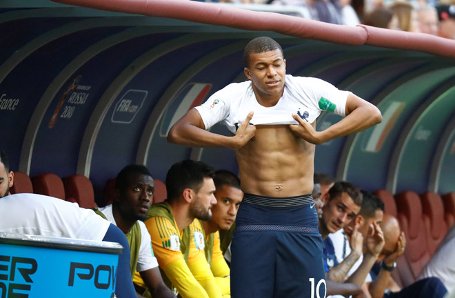 Mbappe vào san cũng không thay đổi được cục diện thế trận.