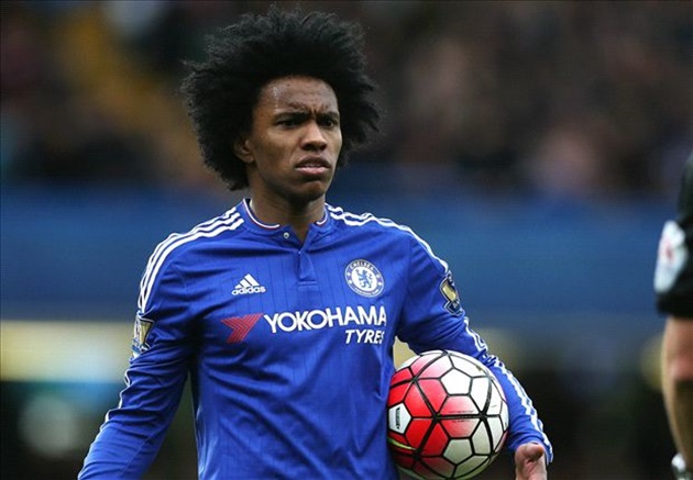 6. Willian. Được United lẫn Barca theo dõi sát sao nhưng Willian lựa chọn ở lại sau buổi nói chuyện với ông thầy mới Maurizio Sarri.