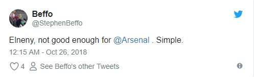 CĐV Arsenal nổi điên với Elneny - Bóng Đá