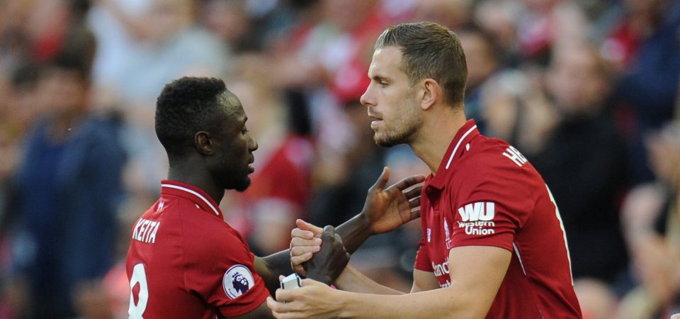 Klopp xác nhận Keita Henderson vắng mặt - Bóng Đá