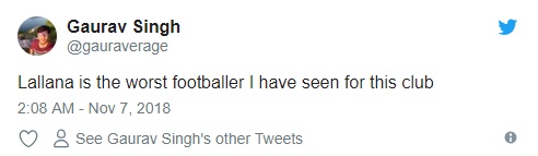 "Lallana là cầu thủ tệ nhất tôi từng thấy tại Liverpool."