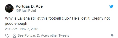 "Làm sao Lallana có thể vẫn ở CLB này. Cậu ta đã đánh mất khả năng và rõ ràng không còn đủ chất lượng."