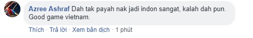 "Trận đấu hay, Việt Nam."