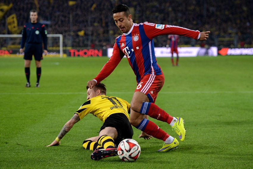1. Thiago Alcantara (Bayern Munich). 2.8 pha rê dắt mỗi 90 phút - Tỷ lệ thành công: 88.4%.