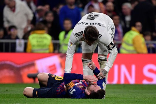 Ramos phÃ¡ vá»¡ sá»± im láº·ng sau khi táº©n Messi - BÃ³ng ÄÃ¡