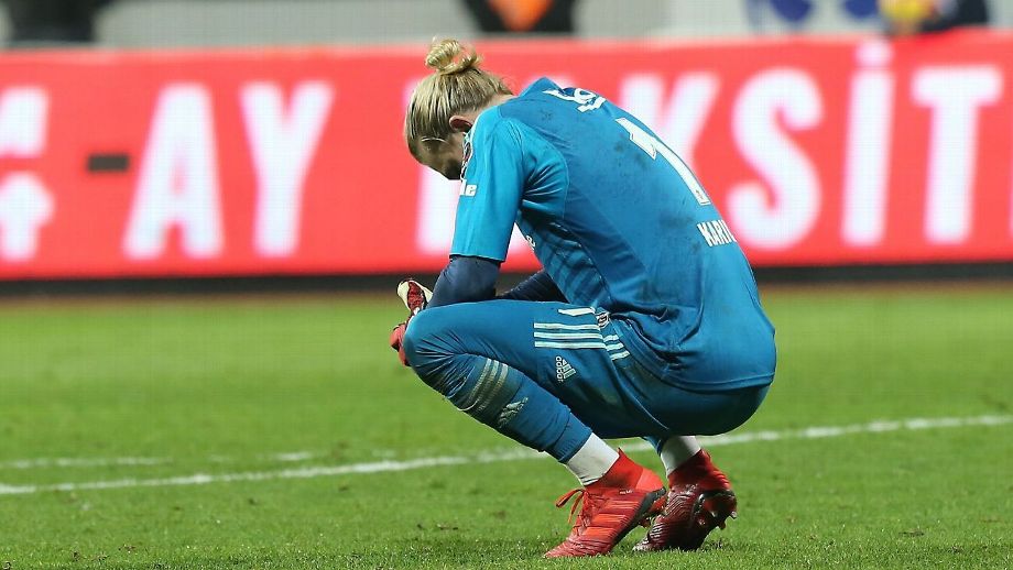 Karius lại phạm sai lầm.