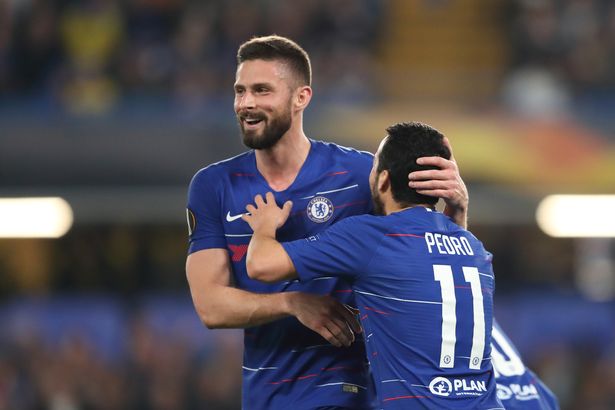 Chung cuộc Chelsea thắng Prague qua 2 lượt trận với tỷ số 5-3, nhờ các pha lập công của Pedro và Olivier Giroud, cùng bàn phản lưới nhà từ Simon Deli. Luiz sẽ đi tiếp vào bán kết, còn Kral chia tay giải đấu.
