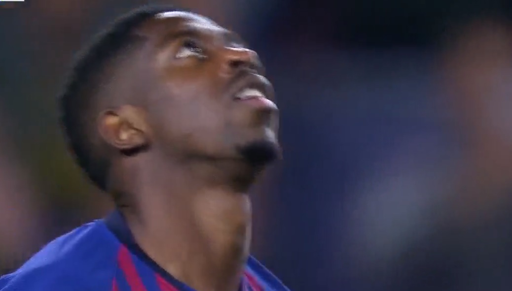 Phản ứng của Messi khi Dembele bỏ lỡ cơ hội - Bóng Đá