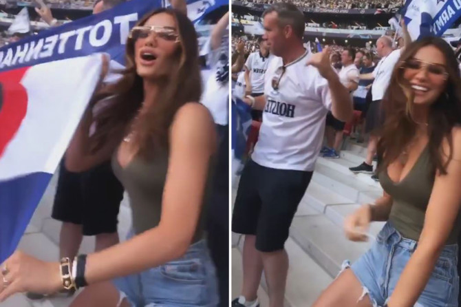 Người đẹp nóng bỏng cổ vũ hết sức cuồng nhiệt cho bạn trai cũ. The Sun cho hay chính Alli đã đài thọ chi phí thuê máy bay riêng để Mae cùng gia đình và bạn bè có thể đến Madrid.