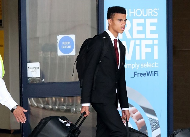 Tài năng 17 tuổi, Mason Greenwood cũng ghi điểm với Solskjaer với bàn thắng tung lưới Inter.