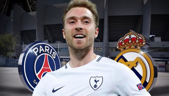 Eriksen lọt vào tầm ngắm PSG.