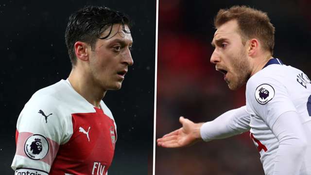 Đội hình kết hợp Arsenal - Tottenham - Bóng Đá