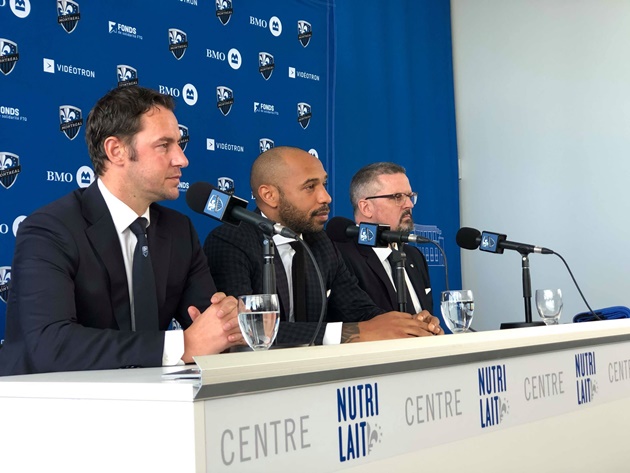 First day on the new  @impactmontreal  job for Thierry Henry - Bóng Đá