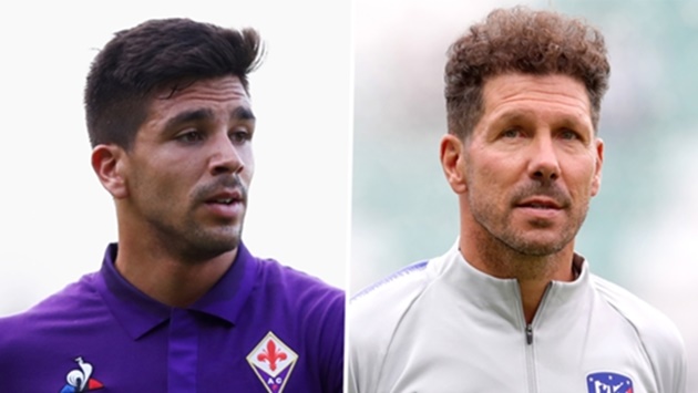 7. Diego Simeone và Giovanni Simeone. Con trai 24 tuổi của HLV Atletico Madrid hiện đang thi đấu tại Cagliari theo diện cho mượn từ Fiorentina.