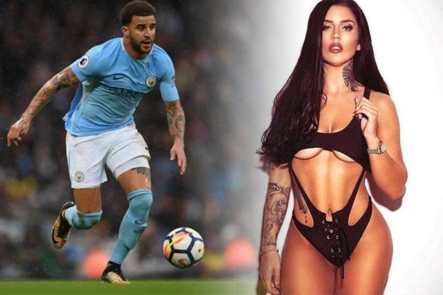 Tháng 3 năm ngoái, Kyle Walker từng gây sốc khi ngoại tình với cô đào 30 tuổi - Laura Brown. Cả hai đã quan hệ ngay trên chiếc Bentley 200.000 bảng của hậu vệ Manchester City.