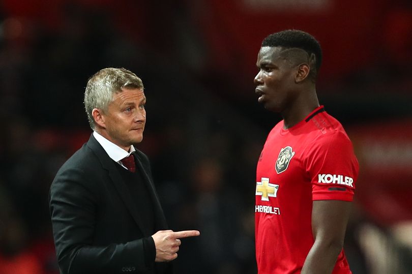 Solskjaer và Pogba.