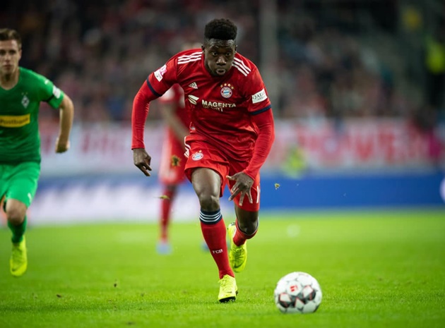 6. Alphonso Davies (Bayern Munich). Tài năng 19 tuổi gây ấn tượng mạnh mùa này tăng giá 10 triệu euro, chạm mốc 50 triệu euro.