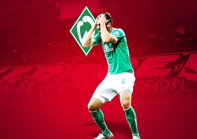 SV Werder Bremen là CLB đá sân nhà tệ nhất 5 giải VĐQG hàng đầu Châu Âu mùa này. Điểm số trung binh mỗi trận mà các Nhạc công thành Bremen giành được ở thánh địa chỉ là 0,45.