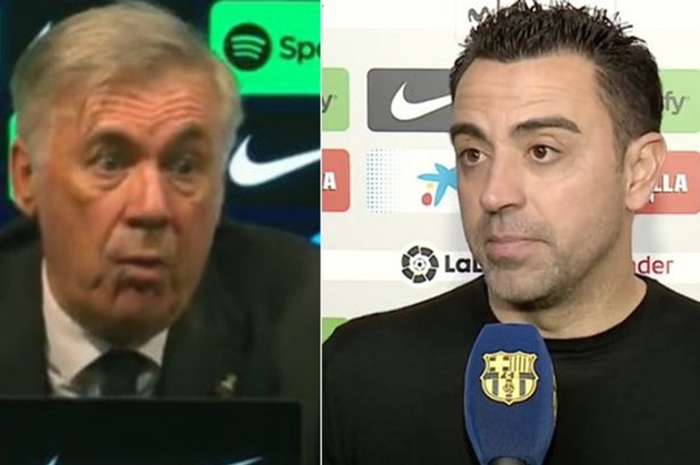 Tranh C I V Var Xavi P Tr Ancelotti Gay G T