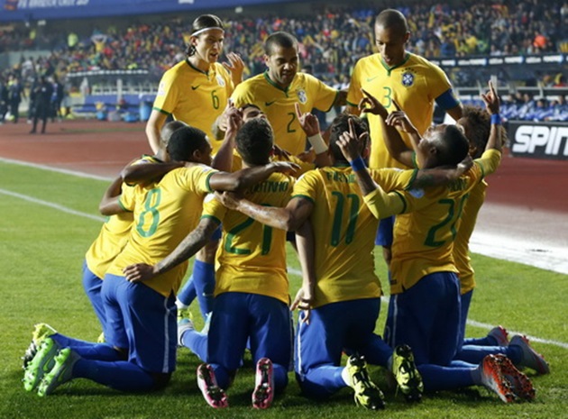 Brazil là ứng viên sáng giá của chức vô địch World Cup 2018