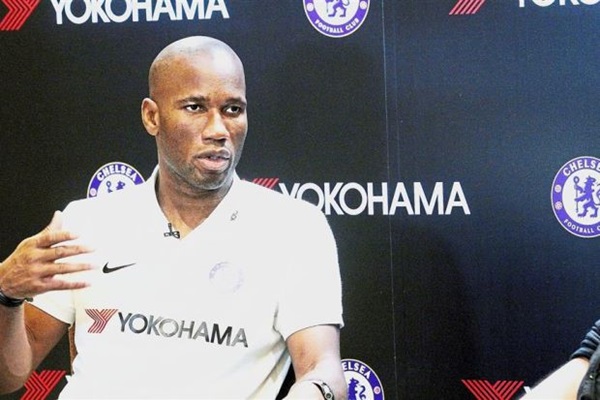 Tiền đạo Drogba đang có mặt tại Malaysia. Ảnh: The Star.