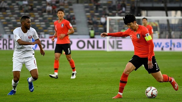 Son Heung-min mờ nhạt trong trận gặp Qatar.