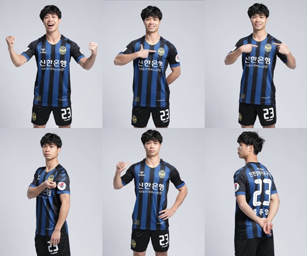 Những hình ảnh chụp Công Phượng nhận được hàng nghìn like trên mạng xã hội. Ảnh: Incheon United.