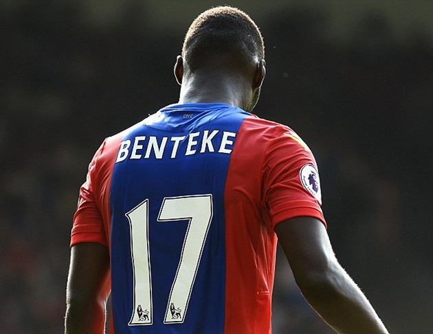 Benteke có giúp Palace trụ hạng thành công? Ảnh: Internet.