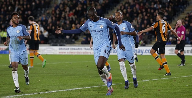 Bàn thắng này giải tỏa rất nhiều áp lực cho các cầu thủ Man City.