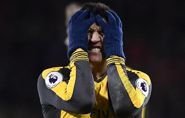 Kết quả này thật khó chấp nhận với Sanchez.