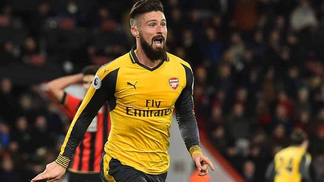 Giroud vẫn là trọng pháo của Arsenal.