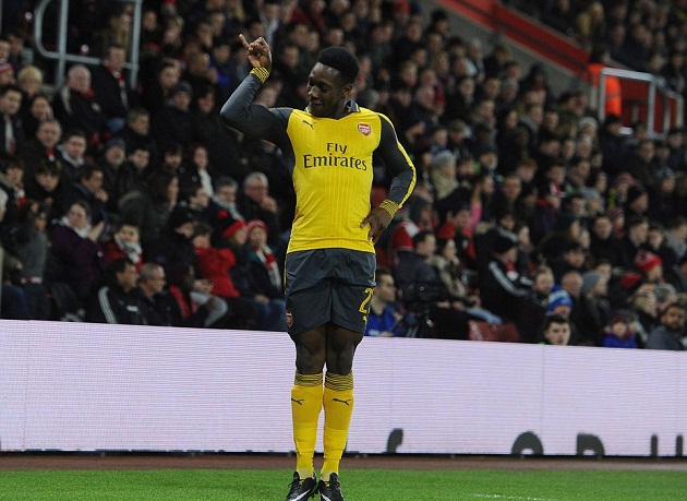 Pha ăn mừng quen thuộc của cầu thủ người Anh.