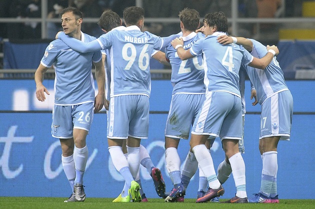 Lazio đã chơi rất tự tin trong lần tái ngộ Inter.