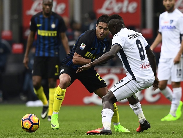 Eder là người nổi bật nhất trên hàng công của Inter.