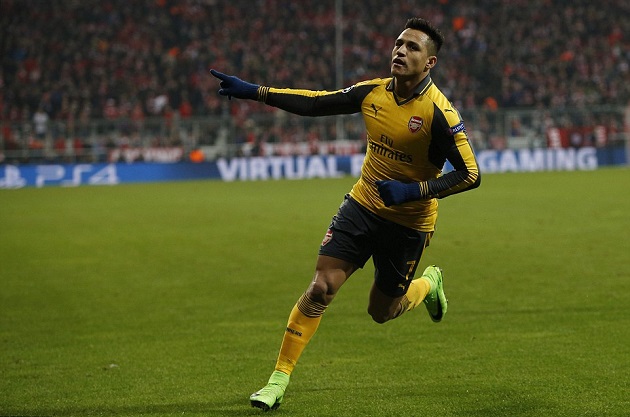 Đương nhiên, vẫn là Alexis Sanchez "gánh team".