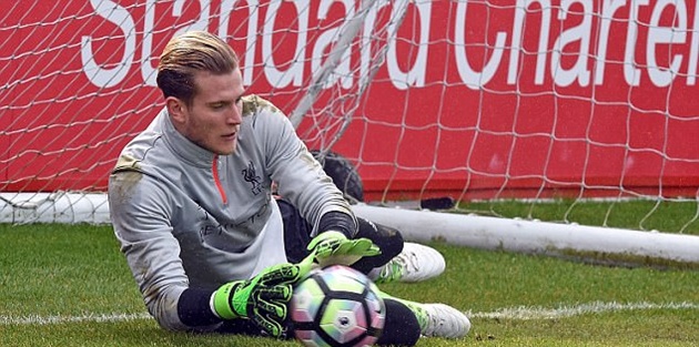 Karius khá lâu rồi chưa bắt chính.