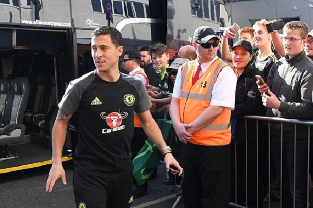 Hazard sẽ là con bài chiến lược của Chelsea trong tối nay.